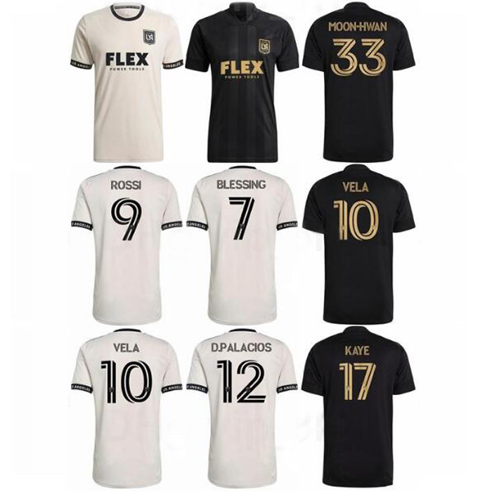 

21/22 MLS Los Angeles LAFC 2021 Soccer 22 Kwadwo Opoku Jerseys 8 Francisco Ginella 44 Raheem Edwards 10 Carlos Vela Football Shirt, Beige