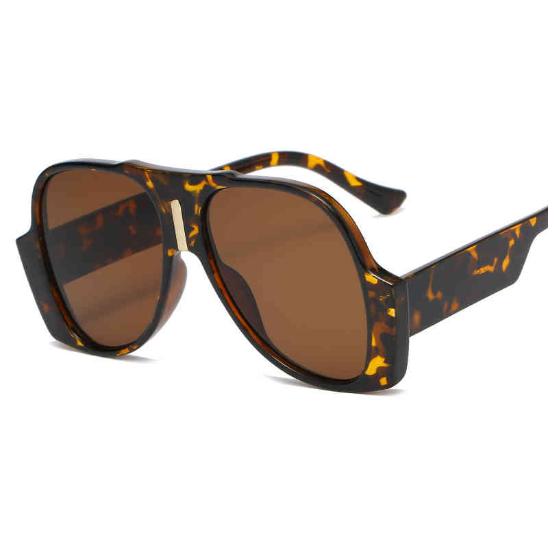 

Retro Large Frame Sunglass Men and Women Hip-Hop Trend Oversized Oval Sunglass Foreign Trade Glass S20147412B