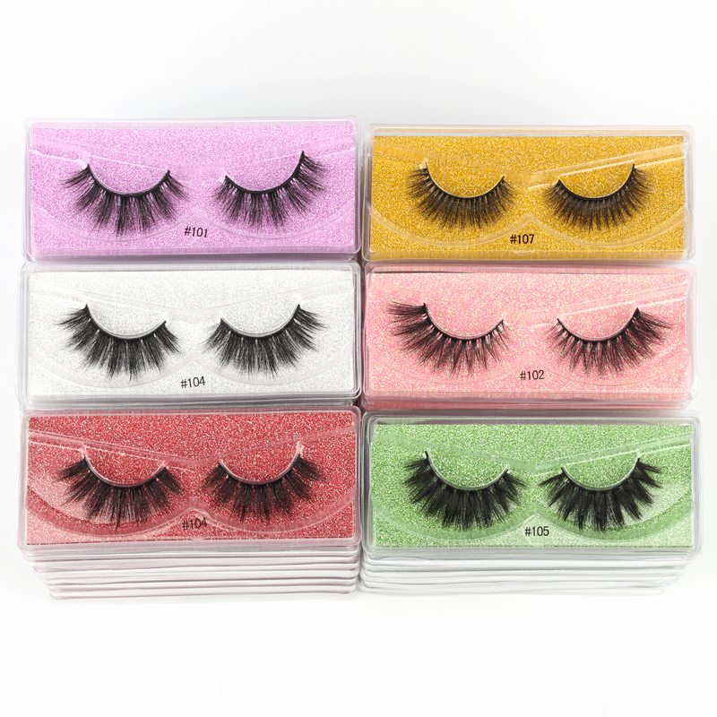 

Wholesale Faux 3D Mink Eyelashes Fluffy Thick Lashes In Bulk Natural False Eyelash Extension Makeup Cilios