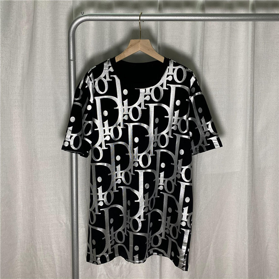 

Fashion t shirts for men Tops letter embroidery womens clothing short sleeve t-shirt tees, White;black
