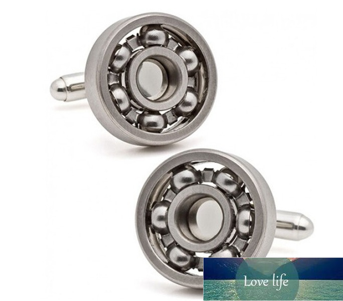 

Ball Bearing Cufflinks Functional Rotatable Diversity of Mechanic Vintage Metal Color Cuff Links Factory price expert design Quality Latest Style Original Status