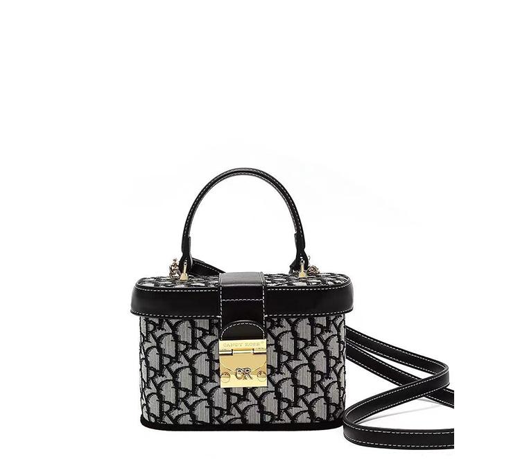 Candy Rose2021Cr Brodé Sac à bagages Rétro Sac à bandoulière Rétro Messenger Portefeuille portable