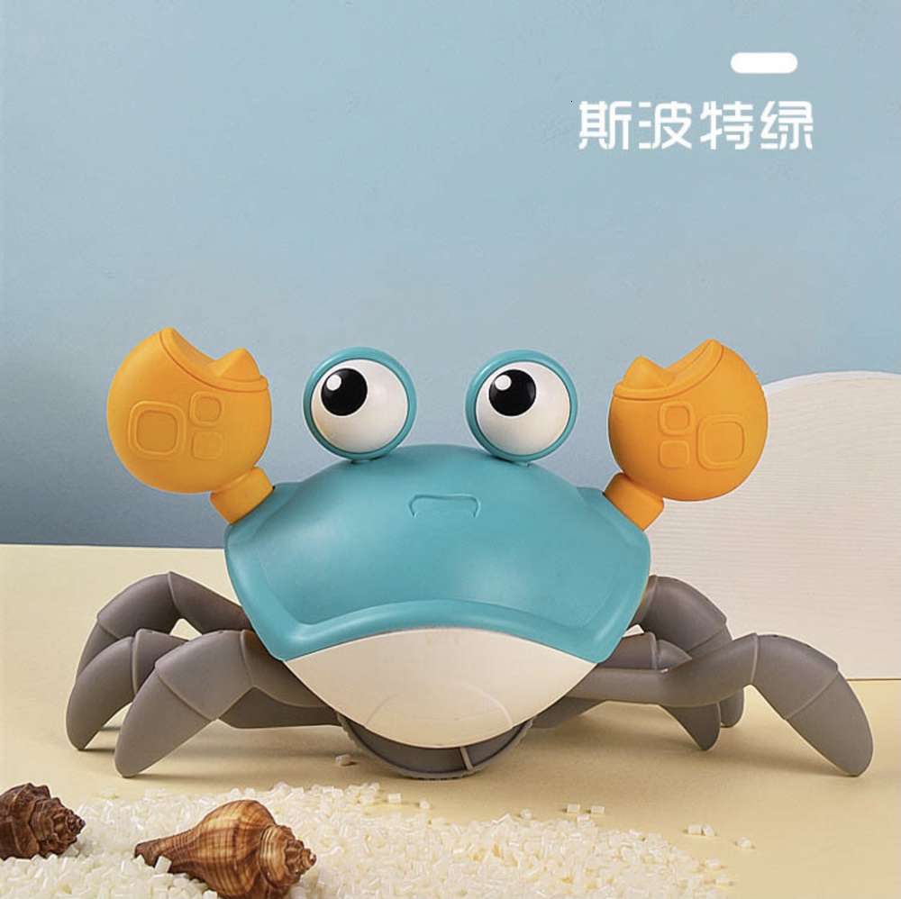 

Baby crabs playing in the water beach amphibious baby bath boys and girls chain toy