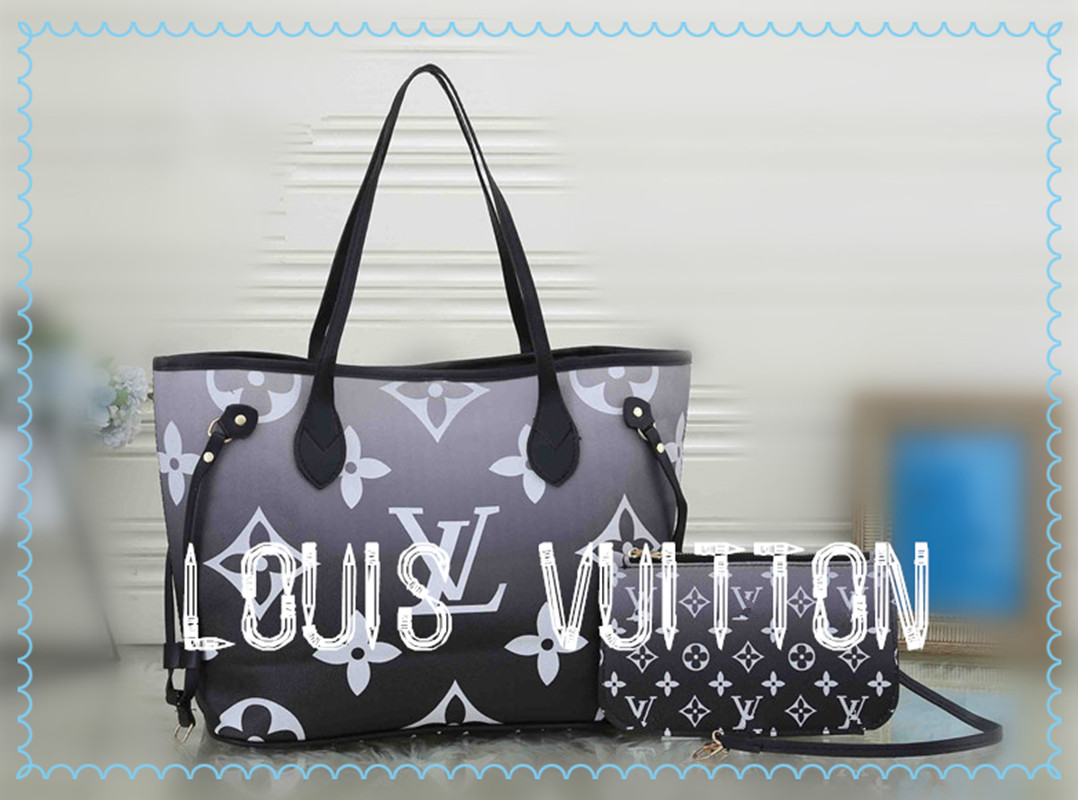 

2 pcs /set Luxury brand Louisbags_18 Women Designer Bags 2021 Crossbody Handbag Handbags Wallet Backpack travel messenger bag GGLV&#13, Red;black