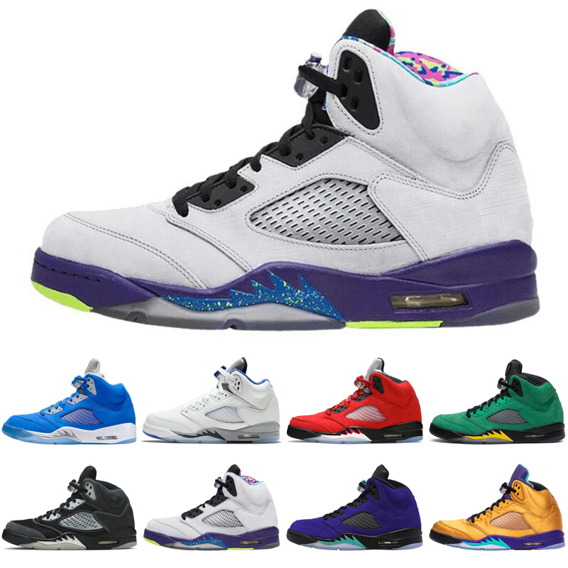 

fashion Bluebird 5 5s What The men basketball shoes Stealth 2.0 Alternate Bel Fire Red athletic mens trainers sports sneakers, #28 pink foam