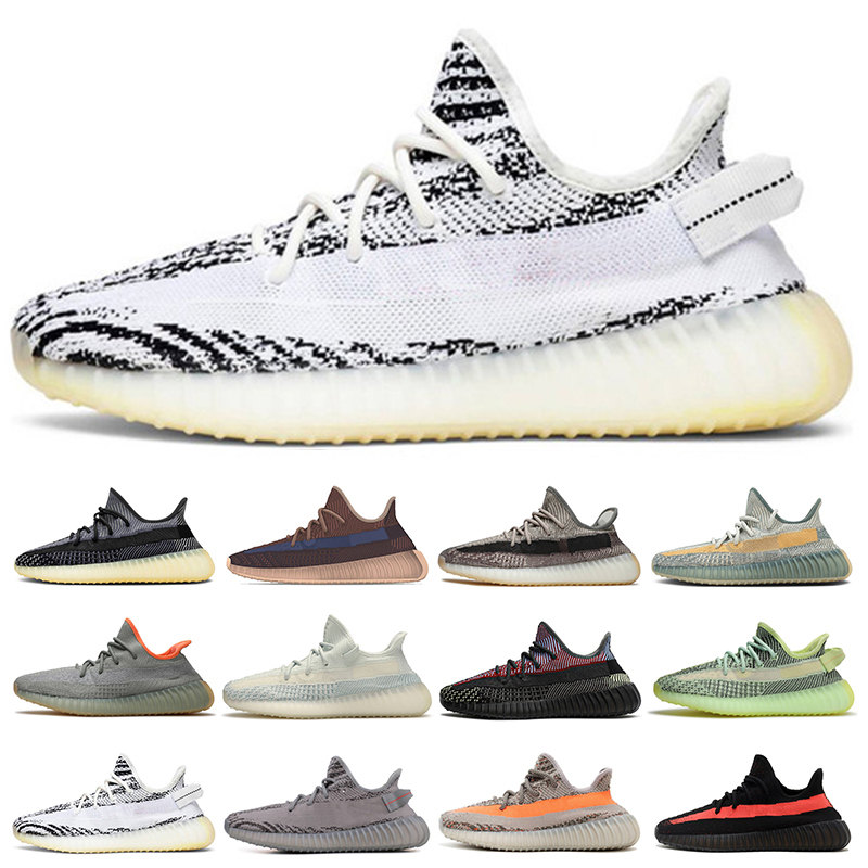 

2021 Top quality running shoes Yecher Asriel Oreo Zyon Relective triple white black Cinder bred womens mens trainers Outdoor Sports Designer Sneakers 36-48, Color 3