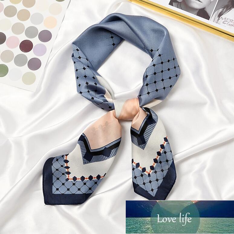 

Elegant Geometry Print Square Scarf Women Bandana Hairband Lady Head Wraps Female Shawl Fashion Neckerchief Factory price expert design Quality Latest Style