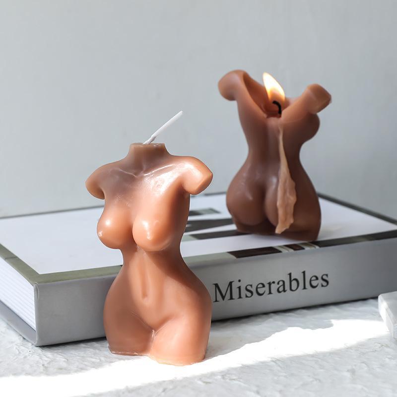 

Body Shape Candles 9.5*6.5cm Art Scented Fragrance Candle Soy Wax Home Decoration Party Flameless For Bedroom Birthday Wedding Valentine