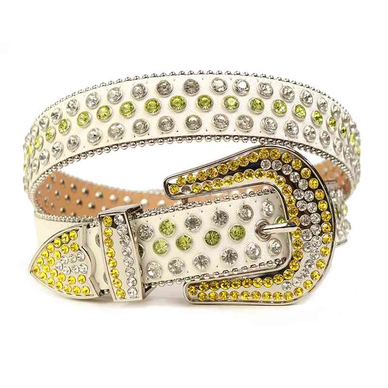

Designer belts 2023 Rhinestone Western Cowboy Cowgirl Diamond Studded Luxury Bling Chic Crystal Belts For Woman Man