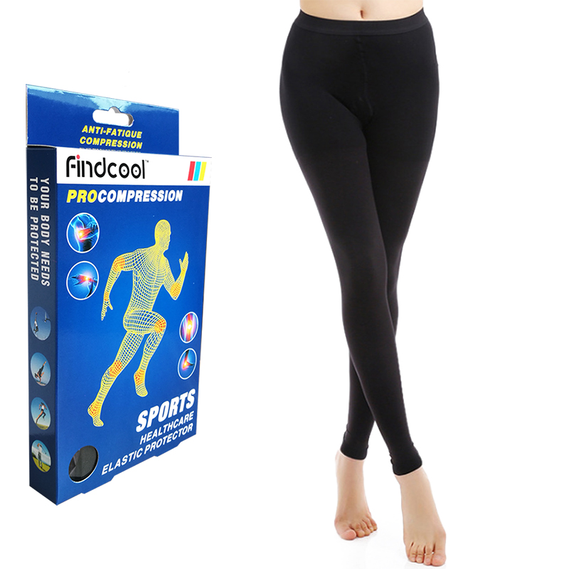 

Findcool 23-32mmHg Medical Compression Stoings Women Pantyhose Open Toe for Varicose Veins, Beige ankle-pants 2l