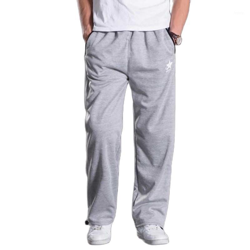 

Men's Pants Plus Size Sweatpants Men Casual Loose Baggy Hiphop Joggers Straight Cotton Fabric Streetwear Clothing, Black