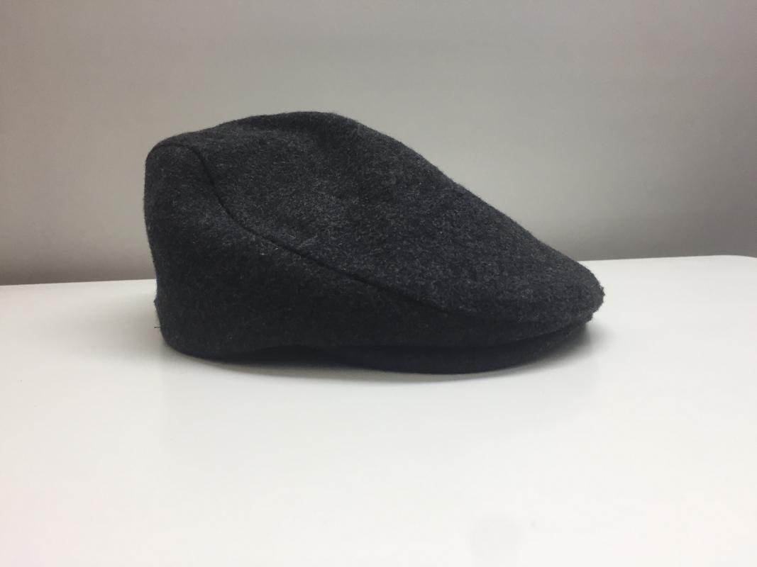 

Wide Brim Hats Men's Rear Wheel Compatible For Each Head Winter Cap Lisle Model 100 Wool Solid Pattern Peaked Hat Inside Circumference 20cm, Black