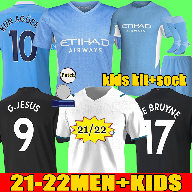 

Mens Tracksuits 21 22 city soccer jerseys 2021 2022 man STERLING football shirt KUN AGUERO DE BRUYNE GESUS BERNARDO MAHREZ RODRIGO Adult Men, Gray