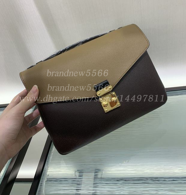 

women's metis handbag yellow flower leather cross body bag 25cm women purse fashion shoulder bag with dust bag