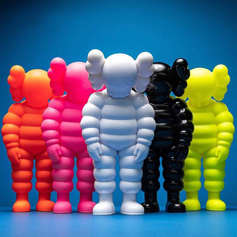 

Best-selling 32CM 0.8KG Originalfake K A W S What Party Chum PVC Companion Figure With Original Box Action Figure model decorations gift