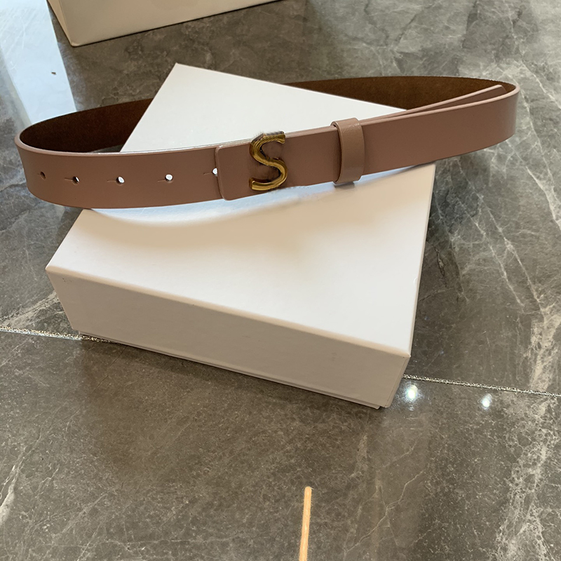 

Womens Designer Belt For Men Fashion Classic Gold Buckle Letter S Mens Luxury Belts Ladies Waistband Ceintures Girdle yosisso, Width2.8cm