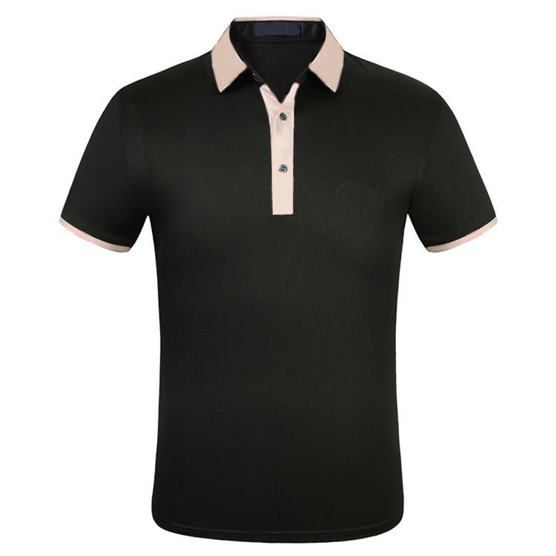 

men's casual shirts polo shirt short-sleeved casual T-shirt fashion single lapel jacket sportswear jogging suit -3XL, White