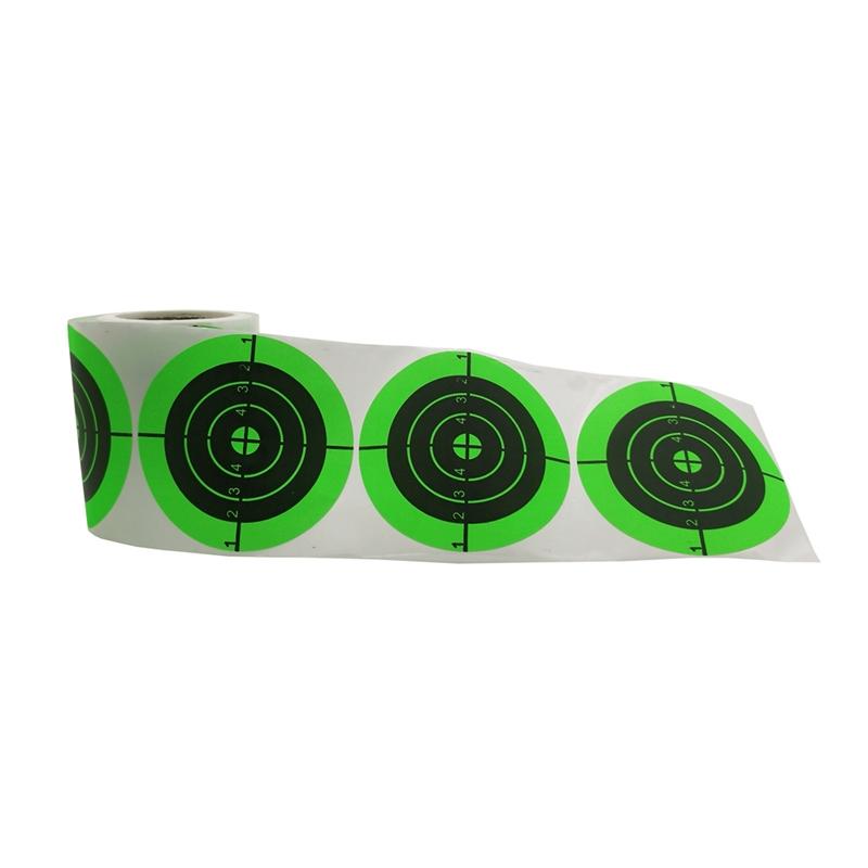 

Gift Wrap 200Pcs/Roll 3Inch Self Adhesives Paper Reactive Splatter Parper Target Sticker For Archery Bow Hunting Training Targets