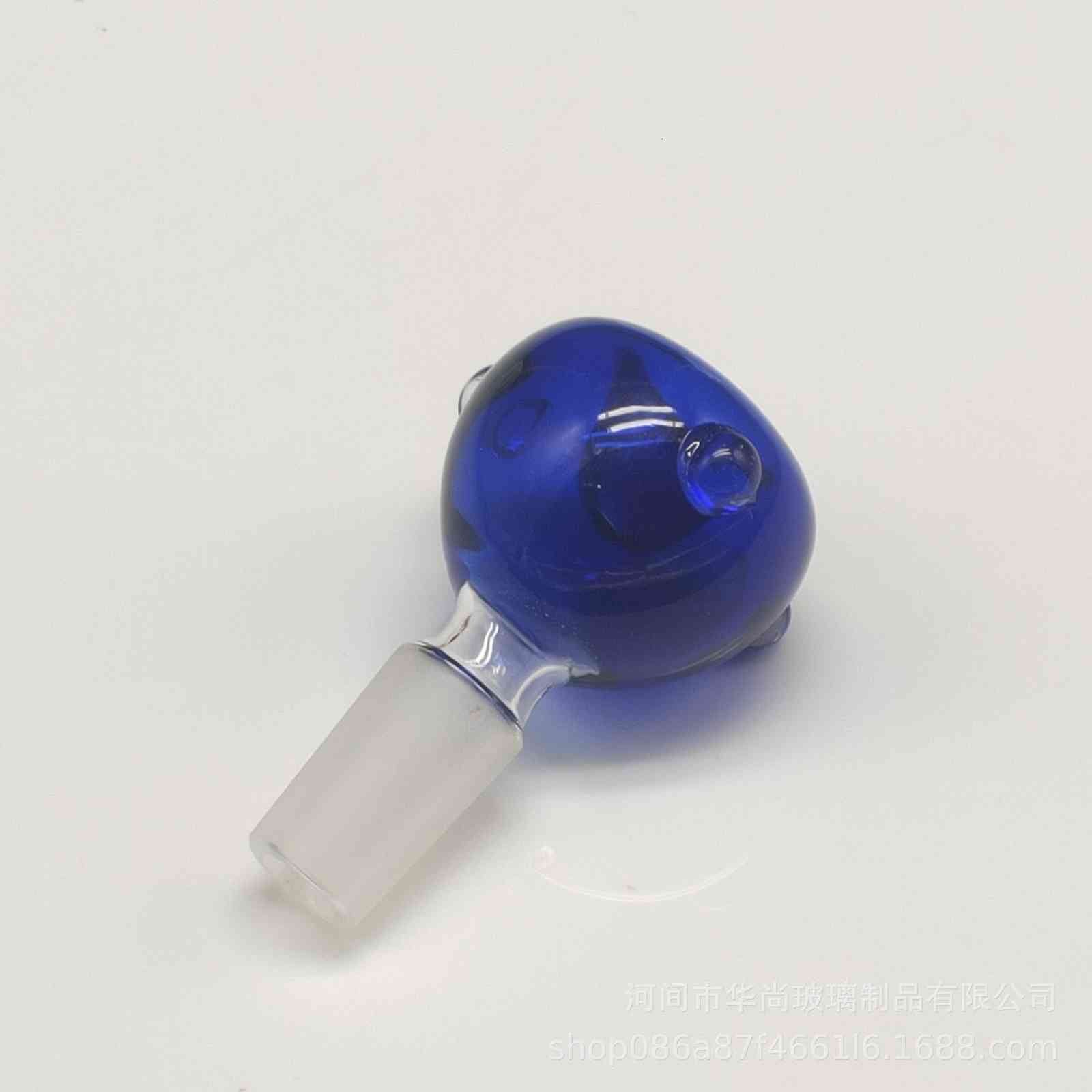 

Hookah High Borosilicate Glass Cigarette Gun Accessories Bulb Head Blue