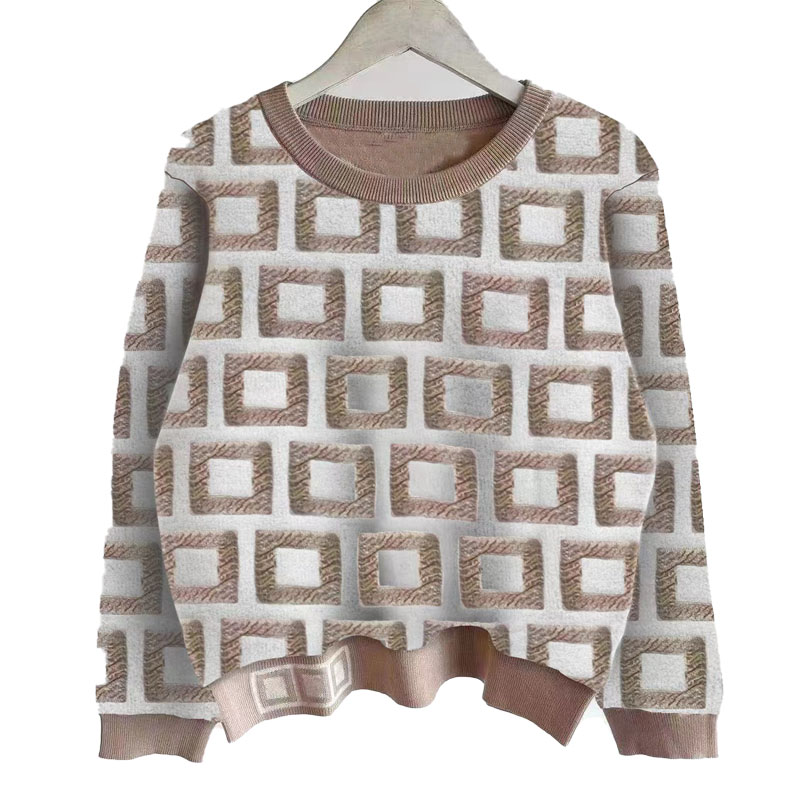 

Sweater Women High Quality Design Womens Designer jacquard weave Round neck Stripe Sweaters Knit Letter Knitted Long-sleeved Fashion Casual Knitwear Shirts