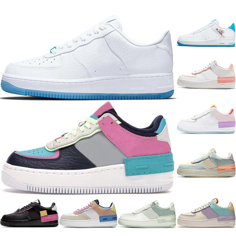 

with free socks 2021 Discount Classic Men Women Running Shoes Sports Skateboarding Ones Shoe Low Cut LX UV sunset Tropical Twist star Outdoor Trainers Sneakers, A 36-45