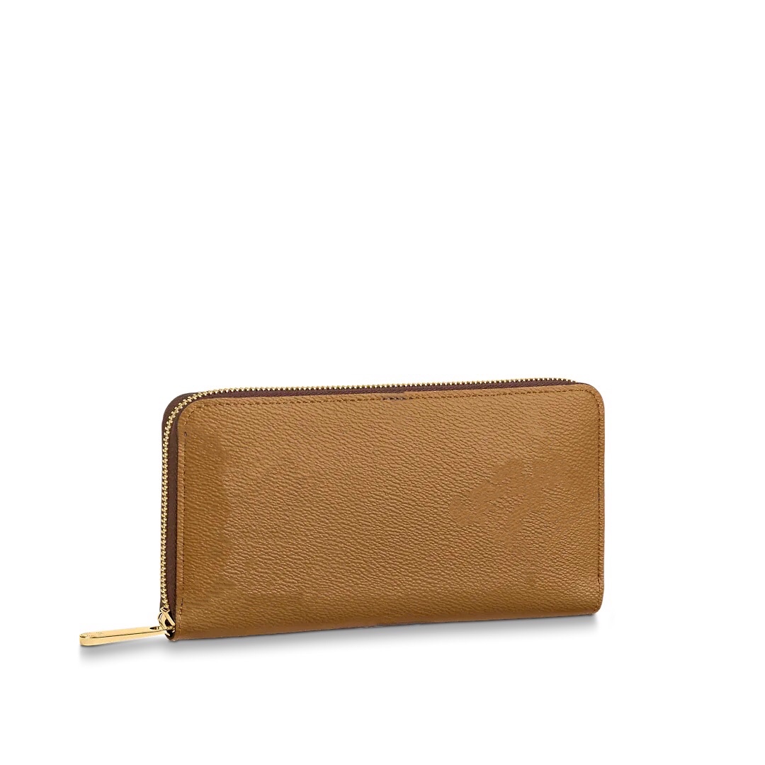 

Wholesale Oversized Pattern And Logo Zippy Wallet Autres Toiles in Brown WOMEN Small Leather Goods Classic Zipper Purse M69353