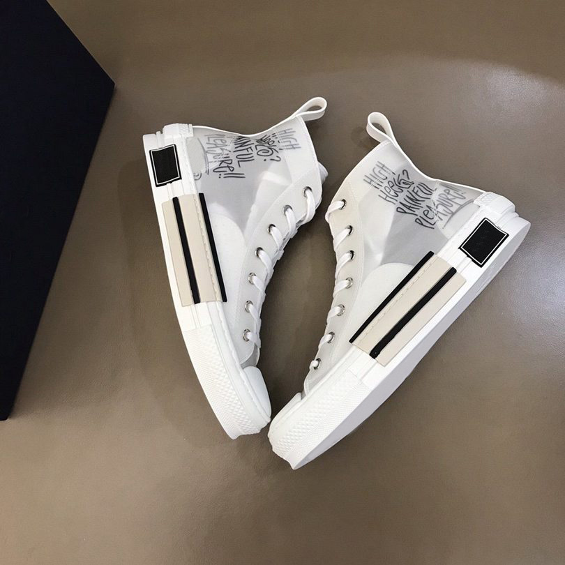 

High Top B 23 Oblique Sneakers Designers Mens Womens Embroidery Shoes With Box Dustbag Low-cut Trainers Printed Canvas Technical Shoe, 18