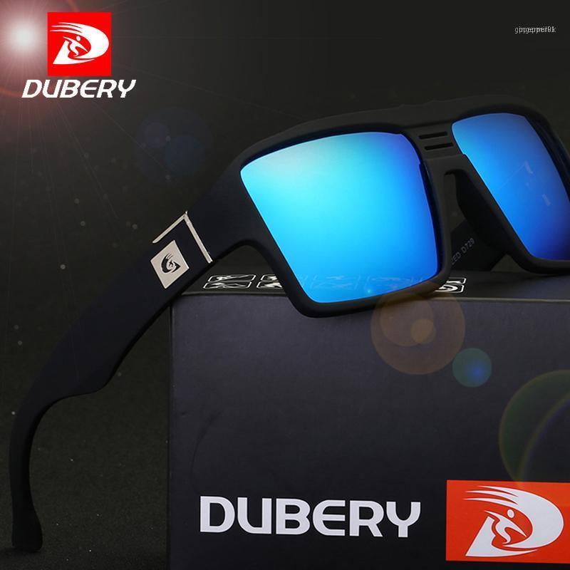 

Sunglasses Dubery Trendy 2021 Square Polarized Italian Design Black Travelling Eyewear High End Sun Glasses With Case1