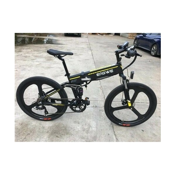 

Engwe 26in scooter Folding Electric Mountain Bike 400W Motor 48V 12.5Ah lithium battery Snow Beach E-Bike