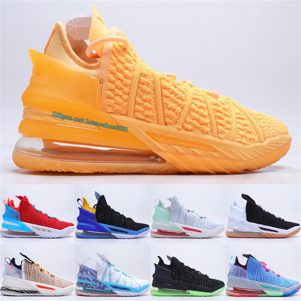 

High Quality LeBroned XVIII EP Basketball Shoes Sisterhood Multi Animal Print Reflections Flip Light Blue Gong Xi Fa Cai James Mens 18th Sports Sneakers, 09