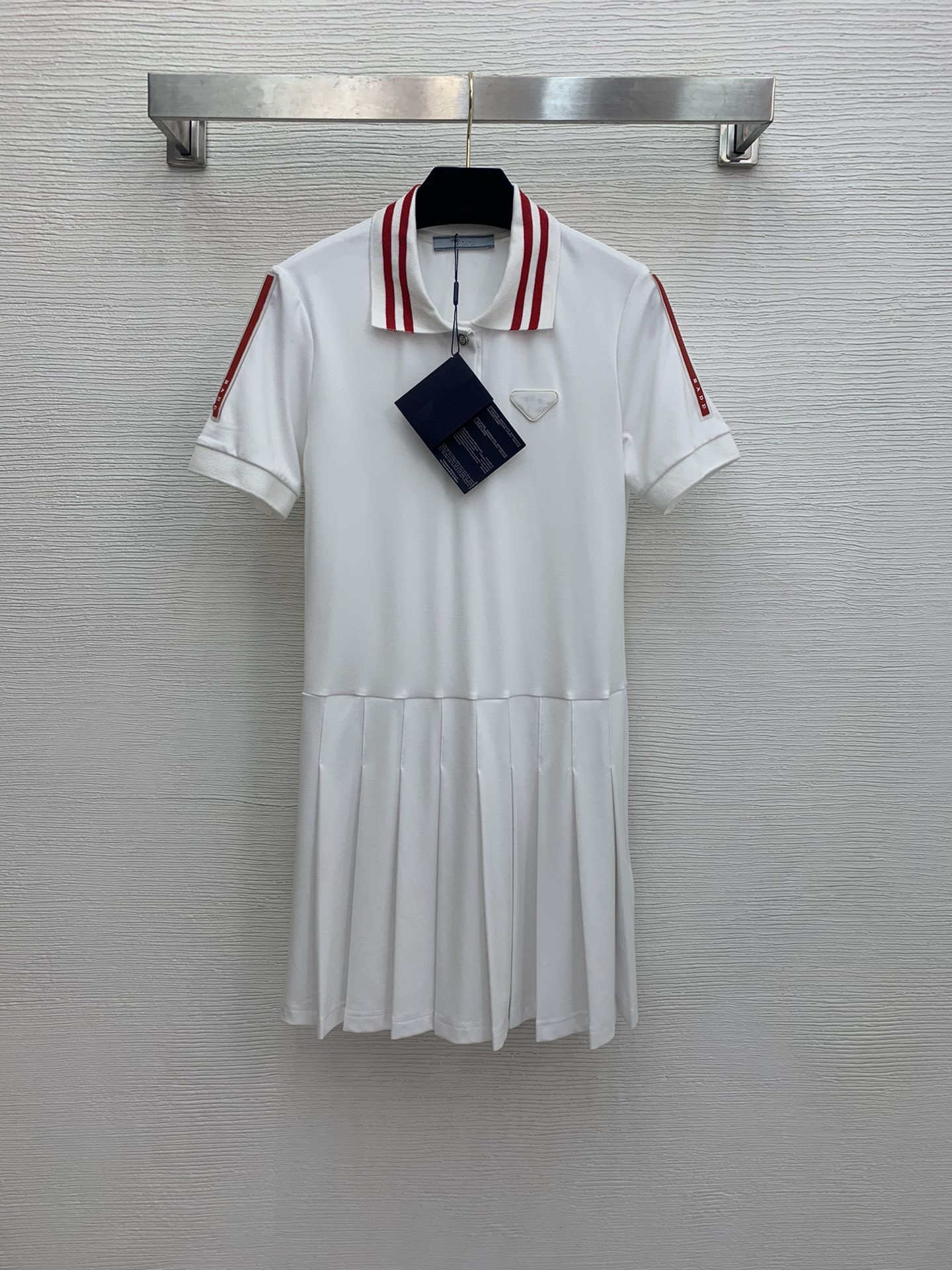 

Milan Runway dresses 2021 Summer Lapel Neck Print Panelled Women's Designer Dress Brand Same Style skirtS 0402-4, Black