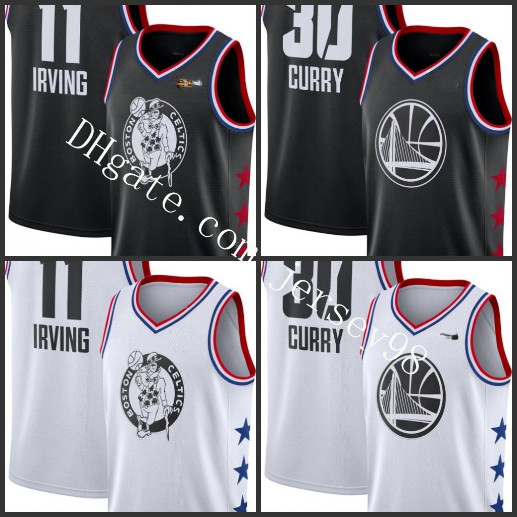 

Mens White11 Kyrie Irving red #30 Steph Curry Jersey