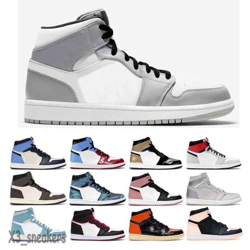 

Jumpman 1 Basketball Shoes Athletics Sneakers Running Shoe For Women Sports Torch Hare Game Royal Pine Green Court Without Box 36-47 Size x25, Color 13