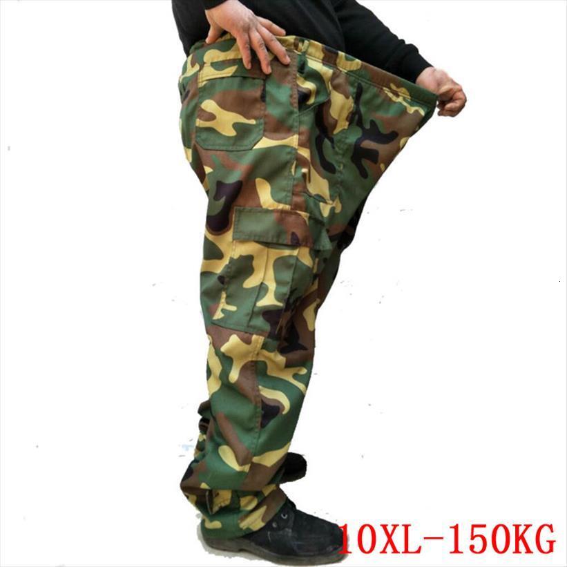 

large size camouflage elastic women pants band 7xl 8xl 9xl plus 10xl summer loose green sport 50 52, Black