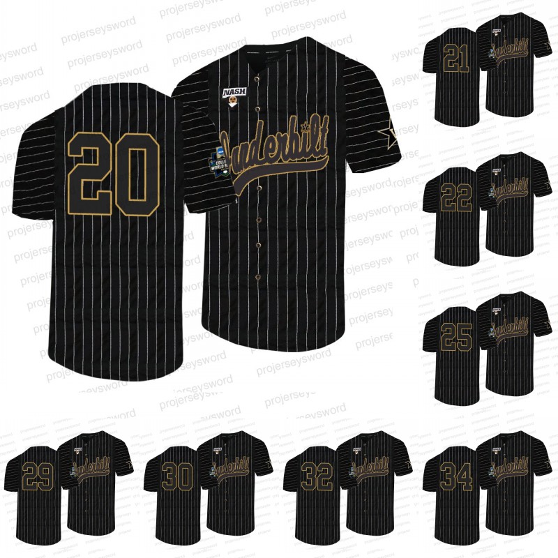 

Vanderbilt Commodores 2021 College WorldSeries Jersey Nick Maldonado Park Noland Ryan Stefiuk Hugh Fisher Spencer Jones Julian Infante Ethan Smith Jack Leiter, 28 ryan stefiuk