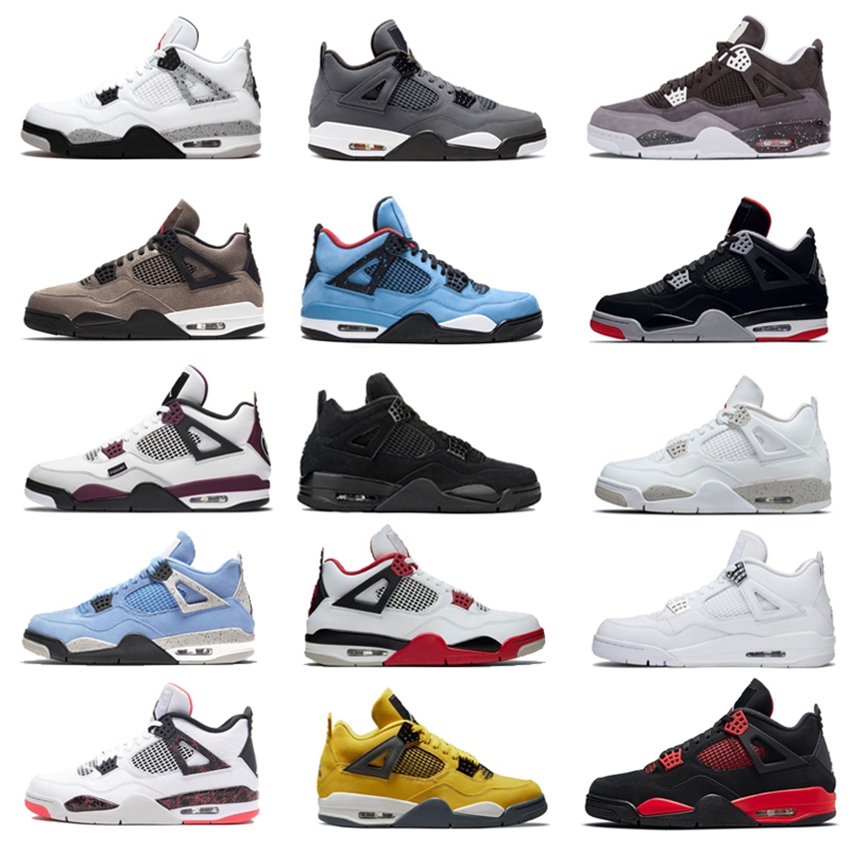 

Mens Hyper Royal sports running Jordam Shoes UNC 4 4s Sail University Twist What The Basketball Oreo Cat Bred Guava Women Sneakers high quality