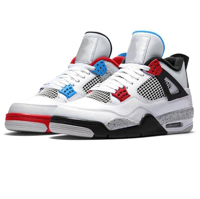 

With Box Taupe Haze Travis Women Mens Jumpman 4 Basketball Shoes 4s University Blue Sail Fire Red White Oreo Thunder Trainers Sneakers