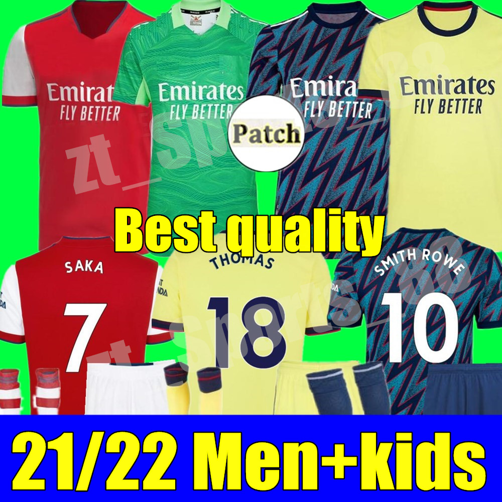

21 22 Arsena soccer jersey home away 3rd SAKA TRAINING KIT TIERNEY HENRY WILLIAN gunners ODEGAARD THOMAS SMITH goalkeeper 2021 2022 adult Men + Kids football shirts, Kids away+socks