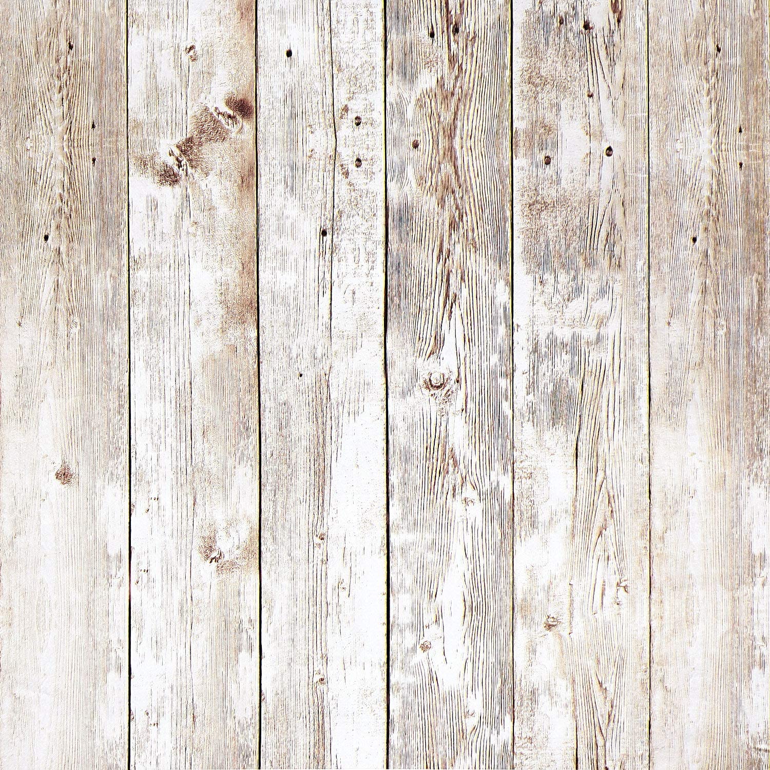 

Wallpaper Rustic Wood Contact Paper Shiplap Stick and Peel Self Adhesive Removable Faux Grain Vinyl Roll 17.1inch*236inch, Faux wood grain