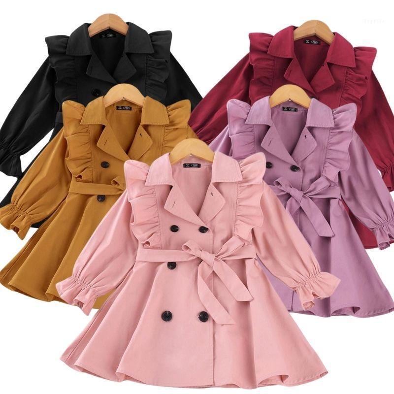 

Coat 2022 Spring Autumn Girls Windbreaker Jackets Baby Kids Flower Fashion Princess Outwear For Coats Jacket Clothing, Blue;gray