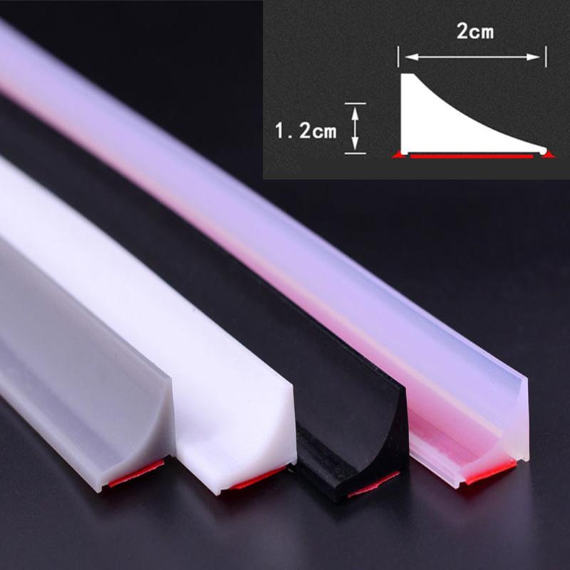 

Other Bath & Toilet Supplies Multi-size Color Silicone Bathroom Water Retaining Strip Washing Machine Basin Stove Dry And Wet Separation Sho