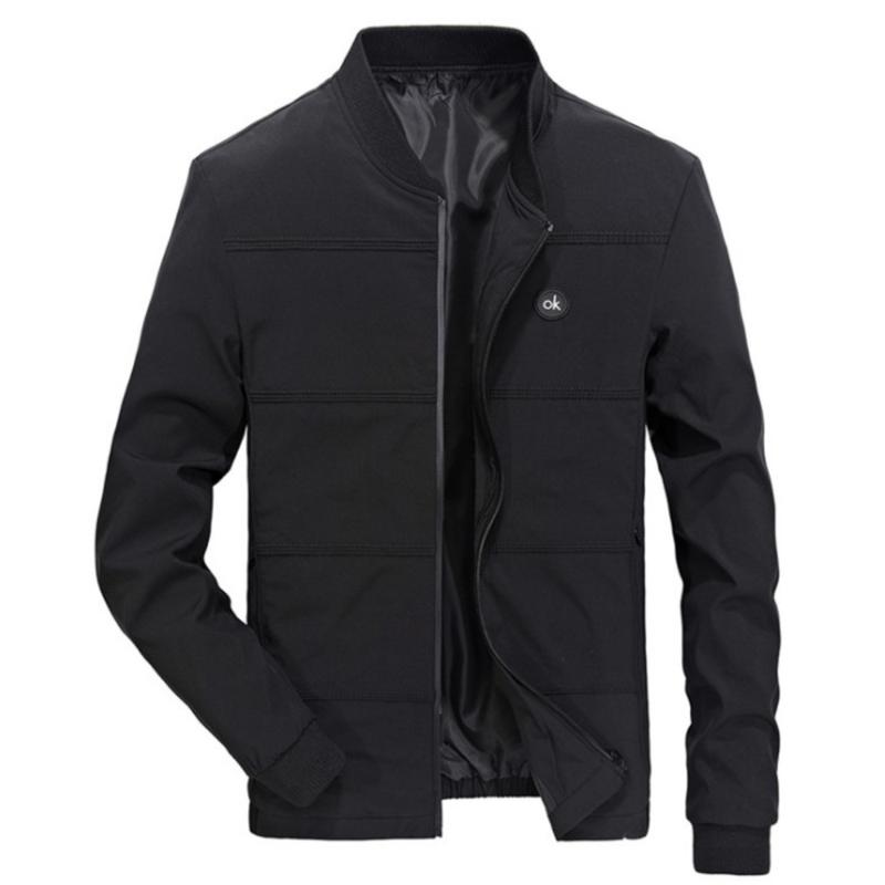

Men's Jackets Spring Jacket, Pilot Hip Hop Fashion, Slim Coat, Clothing, Black