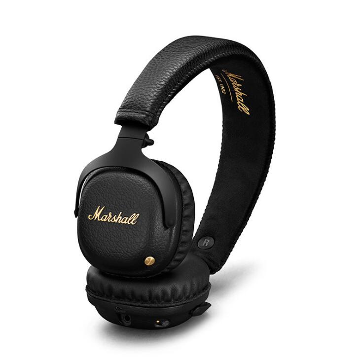 Marshall MID ANC Bluetooth Headphones Active Noise Cancelling Wireless DJ Headphone Deep Bass Gaming Headset For iPhone Samsung Smart Phone-image-697286987