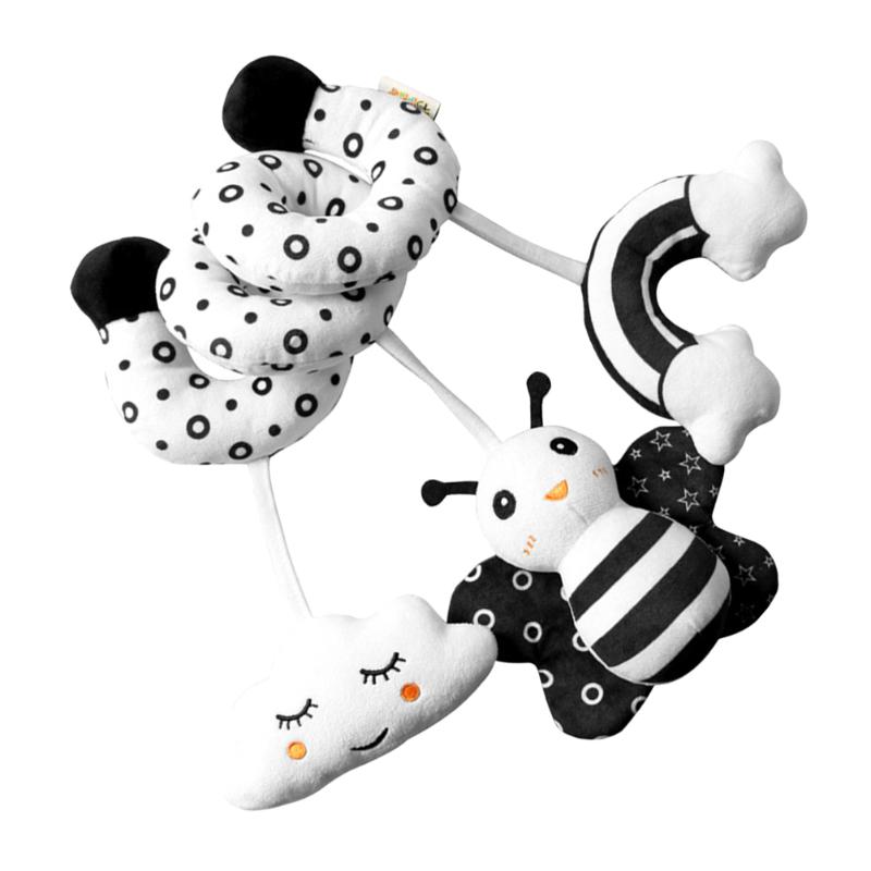 

Bedding Sets 1Pc Cartoon Stroller Infant Bed Spiral Rattle Crib Plush Hanging