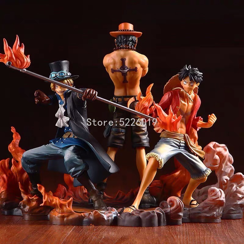 

One Piece Anime Figure DXF Ace Sabo Luffy Action Figure Sanji Marco Shanks Roronoa Zoro Figurine GK GEAR FOURTH Luffy Figure Toy X0526