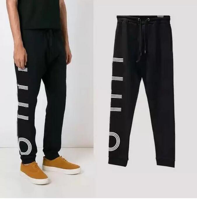 

Winter Mens Designer Casual Style Men Women Joggers Pants With Letters Fashion Track Pants Cargo Pant Trousers Drawstring M-2XL, Black