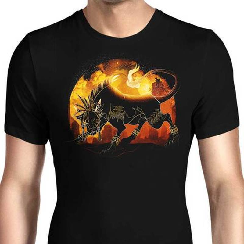 

European-style rhinoceros pattern ins wind round neck men's and women's short-sleeved T-shirts are comfortable and loose, White;black