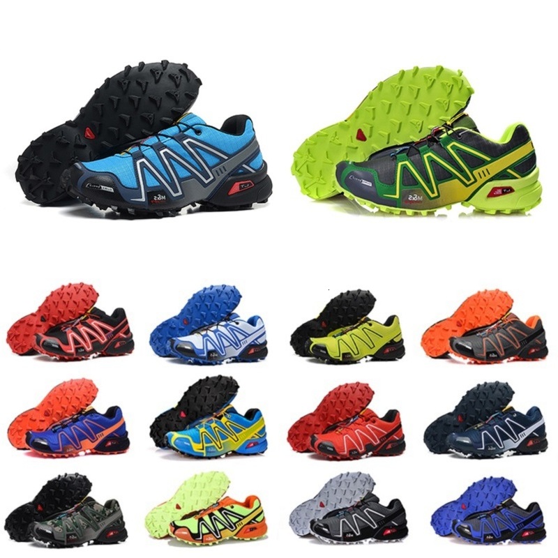 

CS speed cross 3 Sale Outdoor Newest mens Running Shoes SpeedCross 3 III Black Green Trainers Men Sports Sneakers scarpe zapatos 40-46