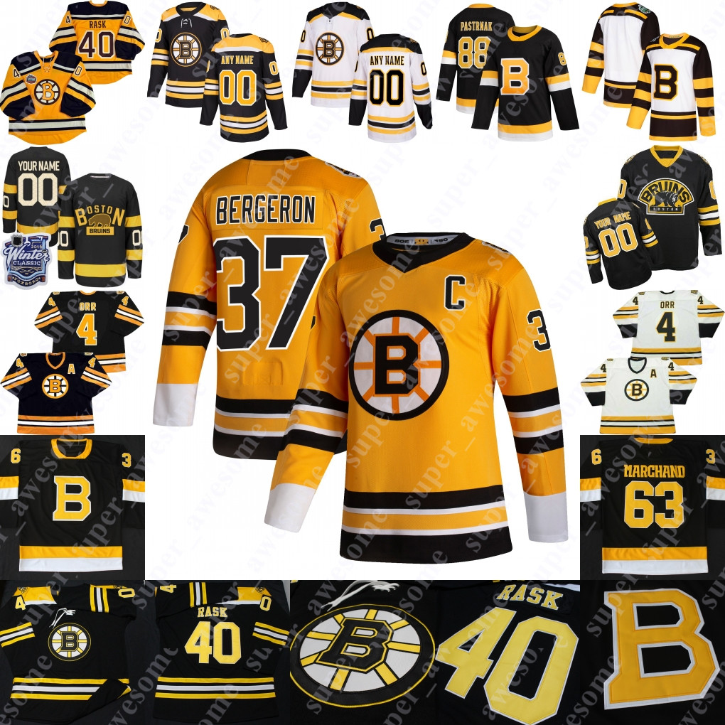 

David Pastrnak Jersey Brad Marchand Patrice Bergeron (C) Charlie McAvoy Charlie Coyle Taylor Hall Jeremy Swayman Curtis Lazar Mike Reilly Connor Clifton Erik Haula, White 2019 winter
