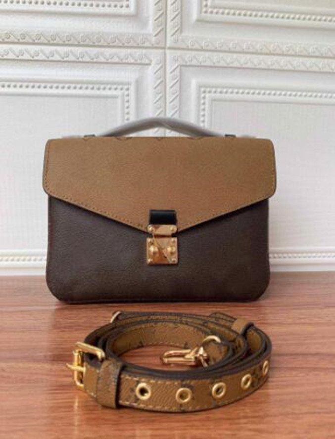 

Women Luxury Designer Bags Genuine leather handbag with letters woman casual Cowhide fashion classic presbyopic shoulder bag, Khaki